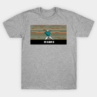 8-Bit Quarterback - Miami T-Shirt